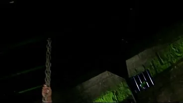 A mysterious friar fucks his slave in front of the other one caught in the cage
