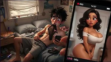 I found my stepsister'_s panties in my bed I can smell her pussy – Ai generated