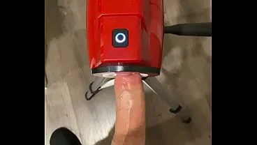 Toy play ends with huge cumshot