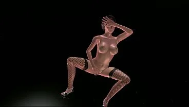 Animated 3D Porn – Beautiful Girl Rubbing Pussy in Doggy Position on Boat