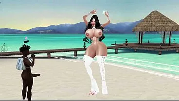 IMVU Bimbo Gets Naughty