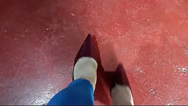 Sexy Thalia in High Heels