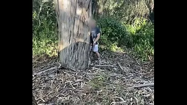 Amateur Straight Boy Caught Peeing Outdoors