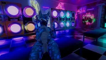 Furry Girl Squirting & Moaning Loud