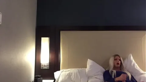 Blonde Sissy’s Big Orgasm: Chastity Break & Solo