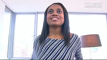Curvy Ebony Latina in a Tight Dress… He Can’t Wait to Fuck Her Bare