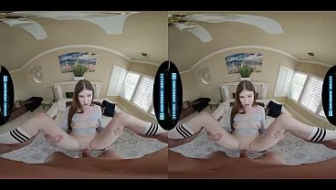 LETHAL HARDCORE VR – Long Legged Cutie ATHENA HEART Wants Dick Over Dildo