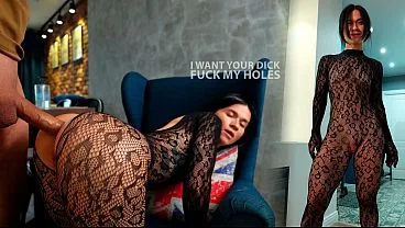 MILF Lana in Sexy Dress Wants Creamy Ass
