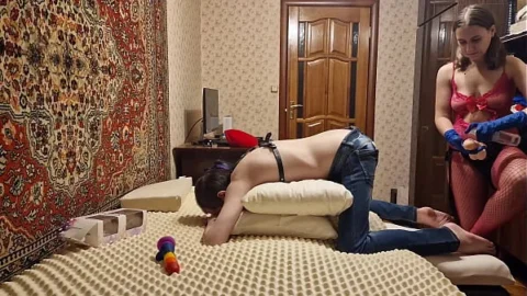 Strapon Interview Fuck