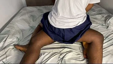 African student skips school to fuck sugar daddy