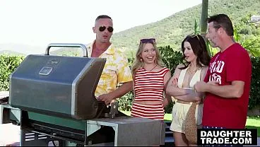 Stepdad Swap Pool Party Foursome