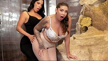 Bathroom Blowjob Gagging Then Doggy Fuck