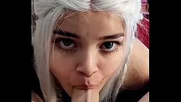 Blonde Deep Throat Perfection