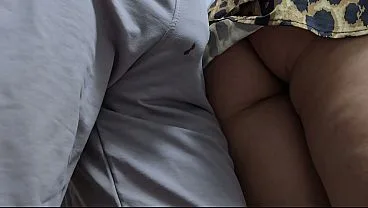 Subway Precum Panty Fuck & Hard Cum
