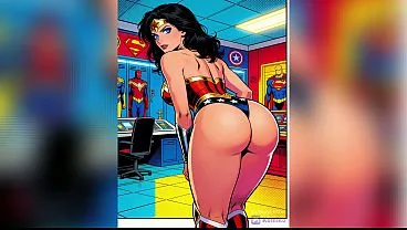 Wonder Woman Big Butt Gets Filled