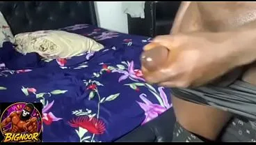 Stroking My Big Black Cock POV