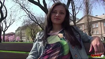 German Scout fucks skinny teen Shrima Malati no condom