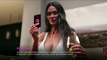 Synthetic MILF Masturbates After Cards
