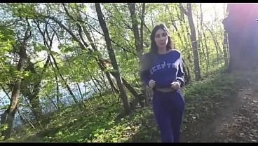 Hot MILF Gets Pounded Deep in the Woods