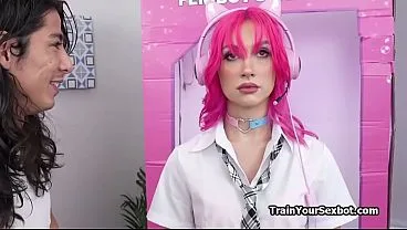 Fembot Dominates While He Pounds
