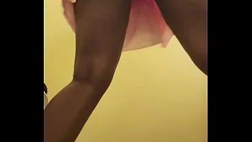 Black Girl Twerks Hairy Pussy Solo Tease
