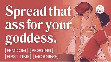 Femdom Pegs Trans Boyfriend with ASMR Audio