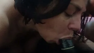 Oral in Bedroom with Hot Latina
