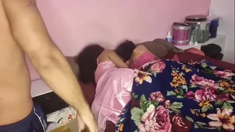 Cute Stepdaughters Get Stepdad Visit