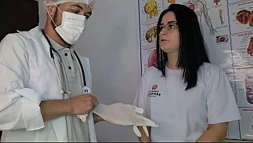 Gynecologist Exam Sensitive Pussy Play