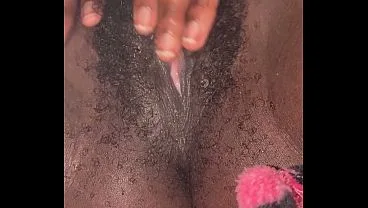 Young Hairy Jamaican Pussy Craves Cock