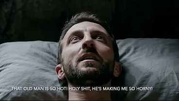 Sakis, the horny, hairy, old, Greek farmer is visited by another tourist and listens to a story about cock sucking of an old man – AI Generated