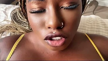 Xeinna Rose POV Ebony Fucks Step Brother Big Cock