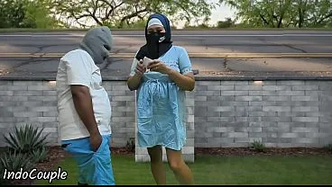 Hijabi Student Blowjob for Cash