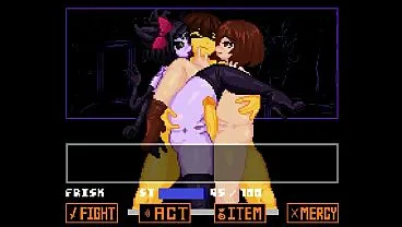 Chara & Muffet Hot Threesome (Adulttale #2)