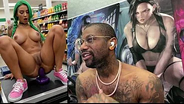 Bald Stepsister Fucks Herself At Store