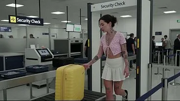 Airport Security Leads to Rough Anal Sex