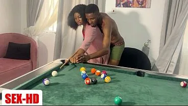 Couple fucks after snooker session