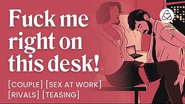 Office Rivals Fuck Late: Public Sex ASMR Roleplay