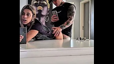 Mirror Fucking Ends With Jets and Squirt