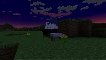 Minecraft Player Gets Dick Drained in Game