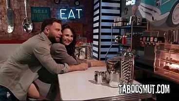 Sneaking Around At The Diner